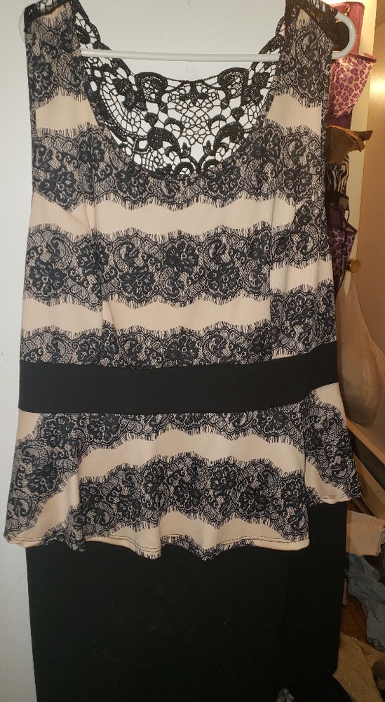 Pink and black 3x BNWT RUE21 dress